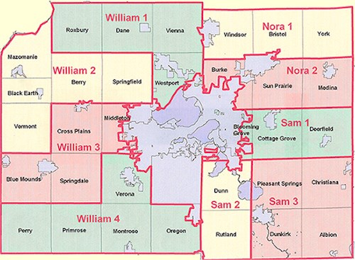 Dane County Sheriff's Office Beat Map